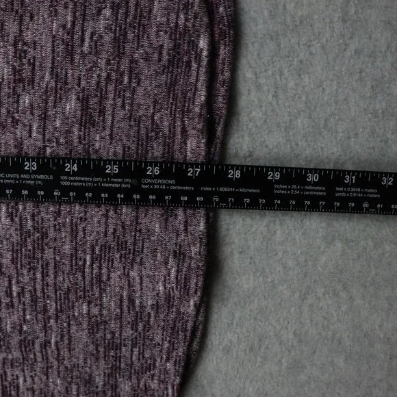 Apt 9 Sweater Womens XL Pullover Lightweight Knit Heather Purple Long Sleeve - Picture 4 of 9